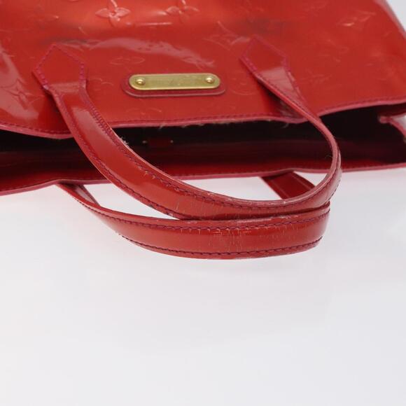 LOUIS VUITTON Monogram Vernis Wilshire PM Hand Bag Rose Pop M93643 - Picture 7 of 12